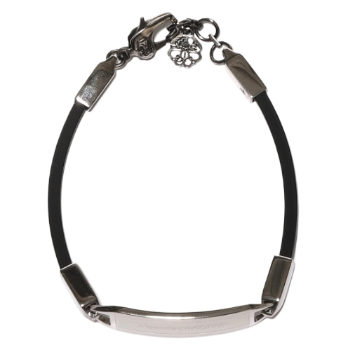 Enamel rubber bracelet