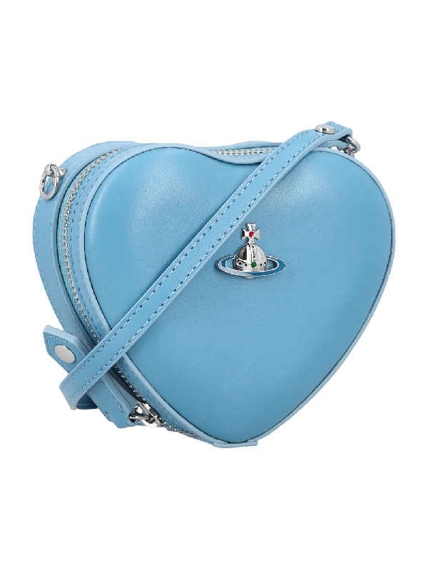 ORB embellished heart mini cross bag