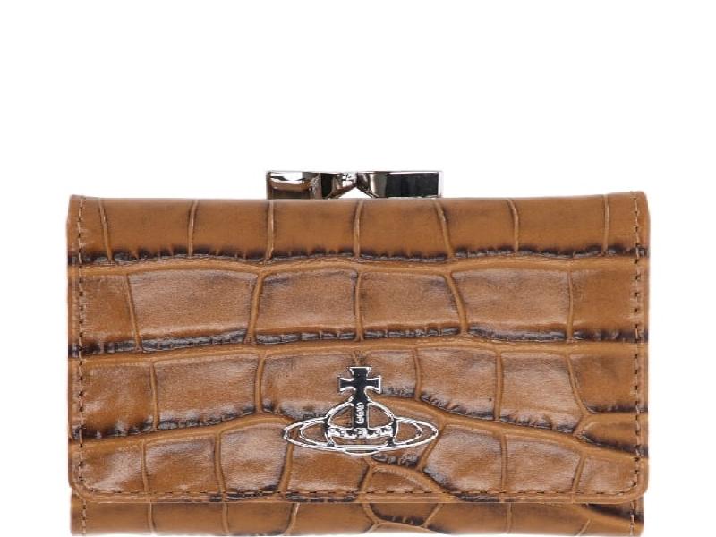 ORB-embellished croaker-effect wallet