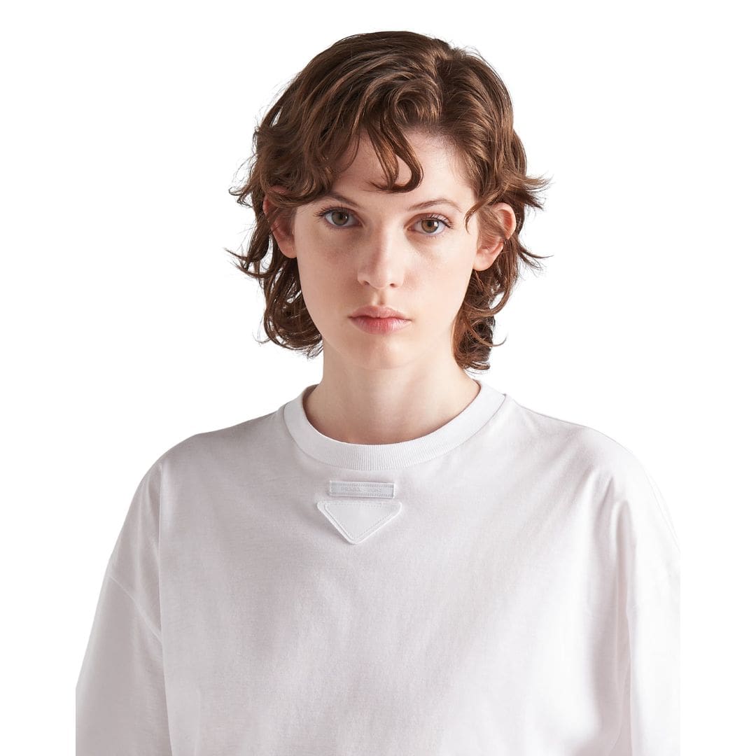 Triangle logo short sleeve t-shirt