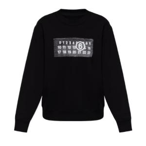 Number Zoom logo print sweatshirt