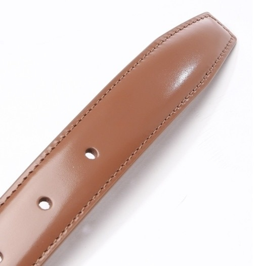 Medium Triomphe leather belt