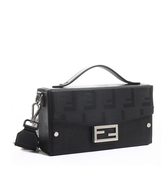 Soft Trunk Baguette Leather Bag