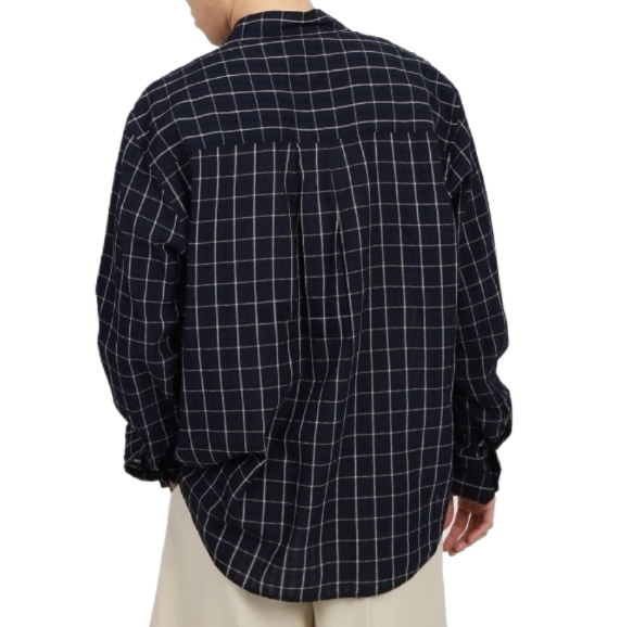 Our Legacy Above Shirt Dark Mediterranean Check