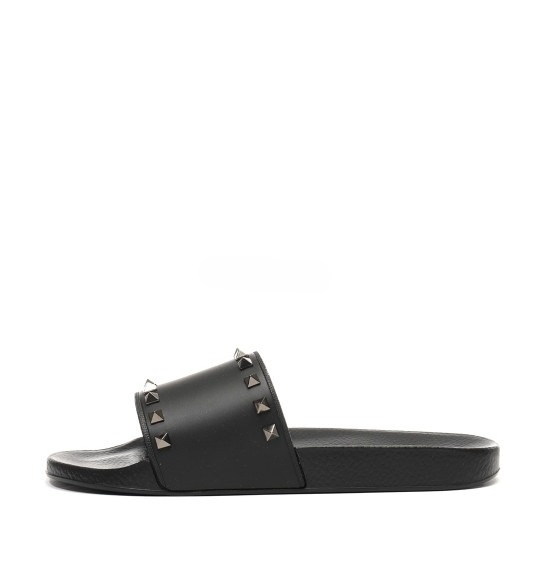 Rubber VLTN slide sandals