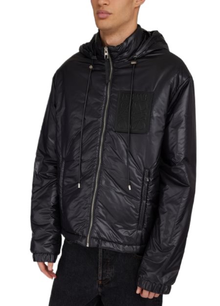 Padded parka in nylon