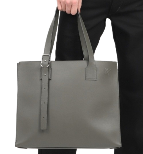 Buckle Horizontal Tote Bag