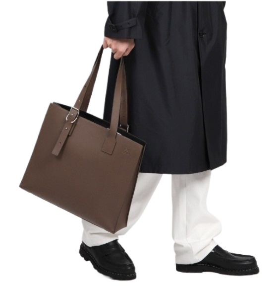 Buckle Horizontal Tote Bag