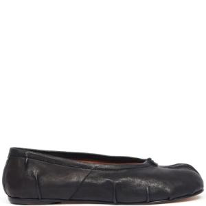 New Tabi Ballerina Flat Shoes - Black