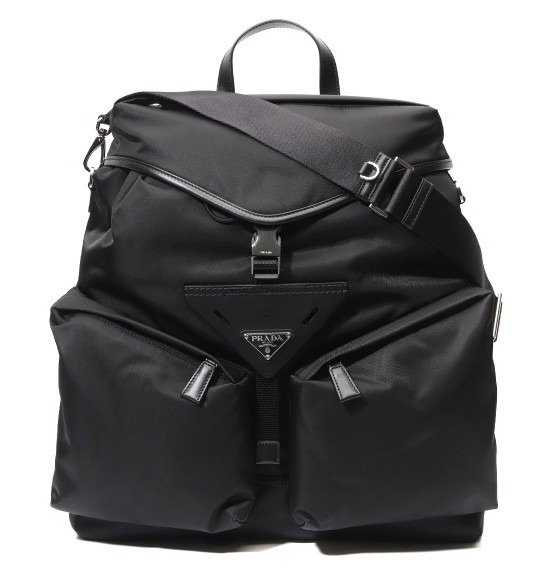 Renylon triangle logo backpack