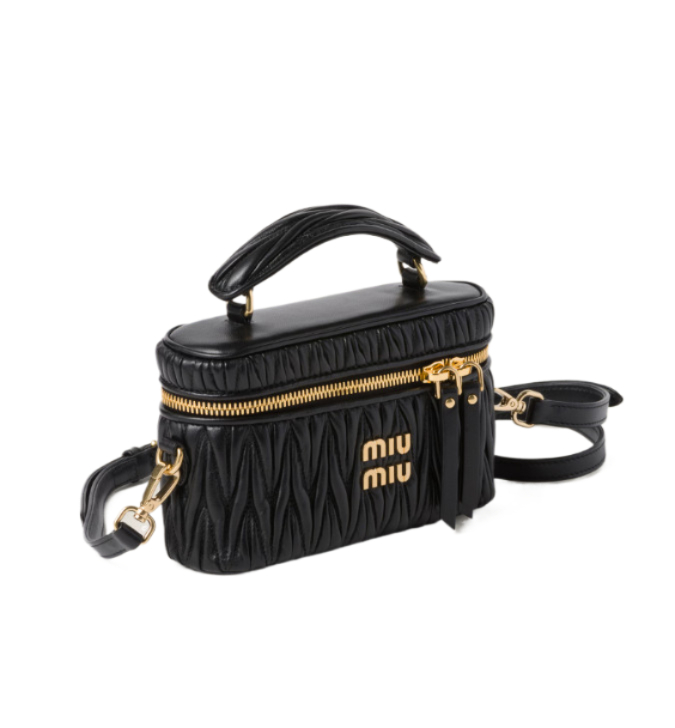 Materasse nappa leather shoulder bag