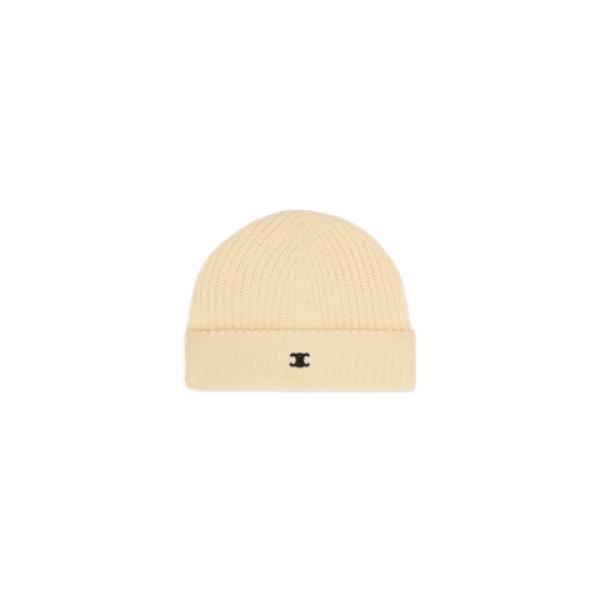 Cotton Triomphe embroidered beanie