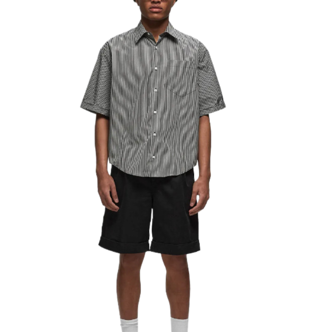 Boxy fit short sleeve shirt