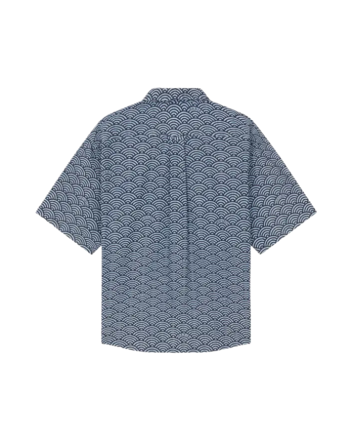 kenzo Seigaiha Denim Shirt
