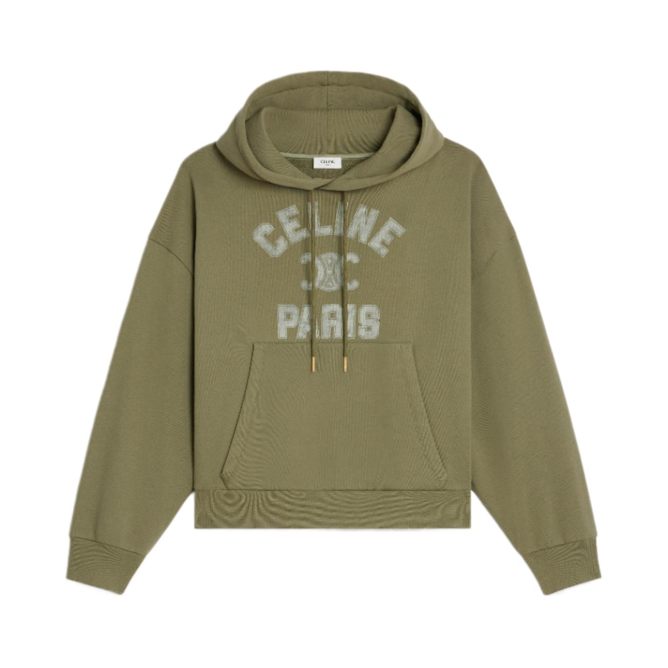 Celine Paris loose hooded t-shirt