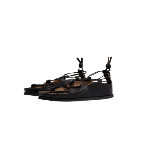 Spartan lace-up leather sandals
