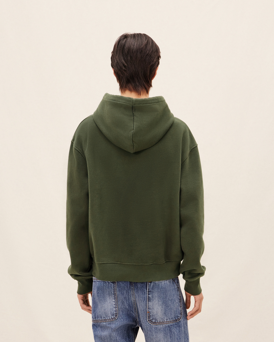 Le sweatshirt brode - Khaki 