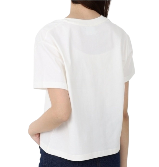 Logo embroidered V-neck T-shirt