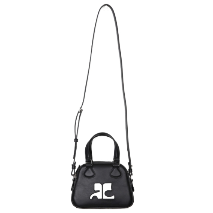 Mini leather tote bag