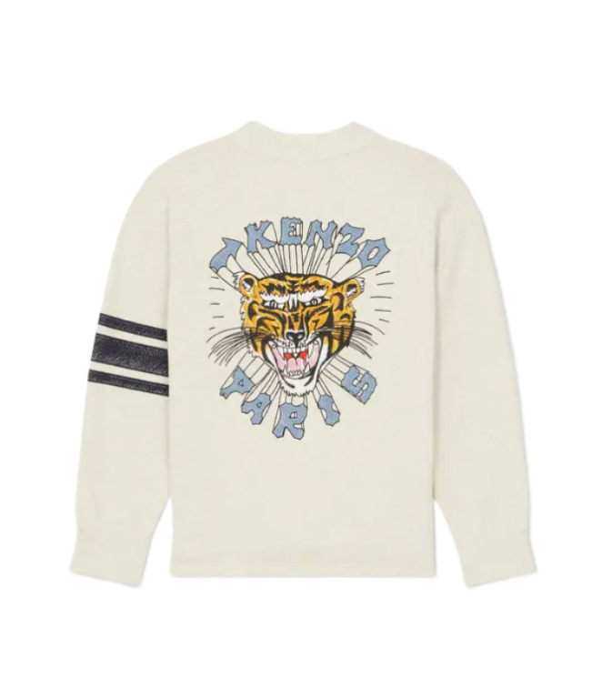 Drawn Varsity Super Oversized Embroidered Cardigan