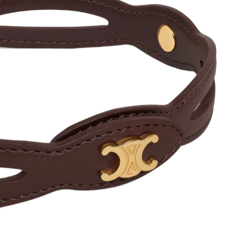 Triope logo choker necklace