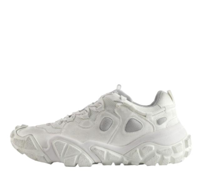 WHITE ‘BOLZTER W TUMBLED’ SNEAKER