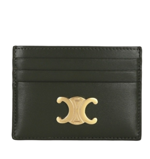 Calfskin Triomphe card wallet
