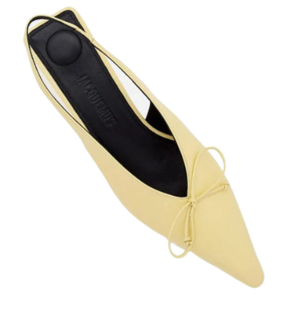LES leather slingback heels