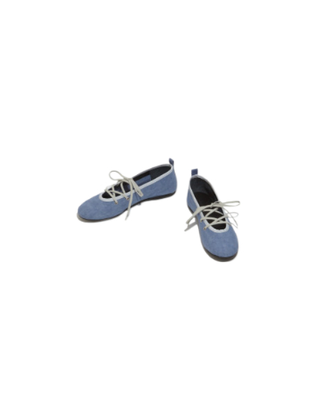 PINA cotton canvas ballerina shoes