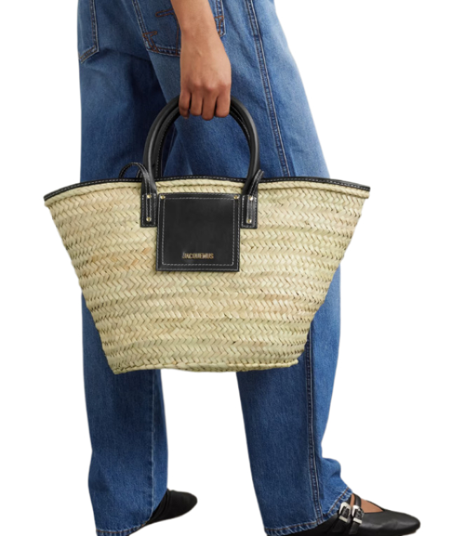 Le Panier Soli raffia tote bag