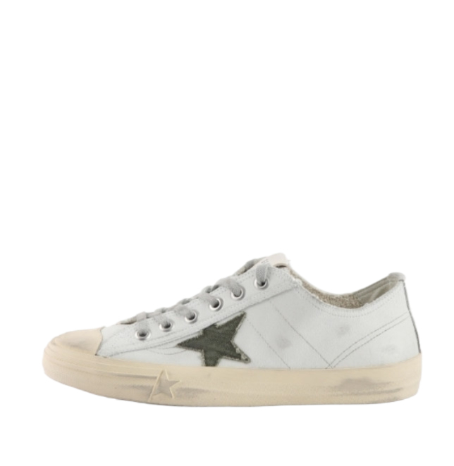 V-Star sneakers leather upper canvas star