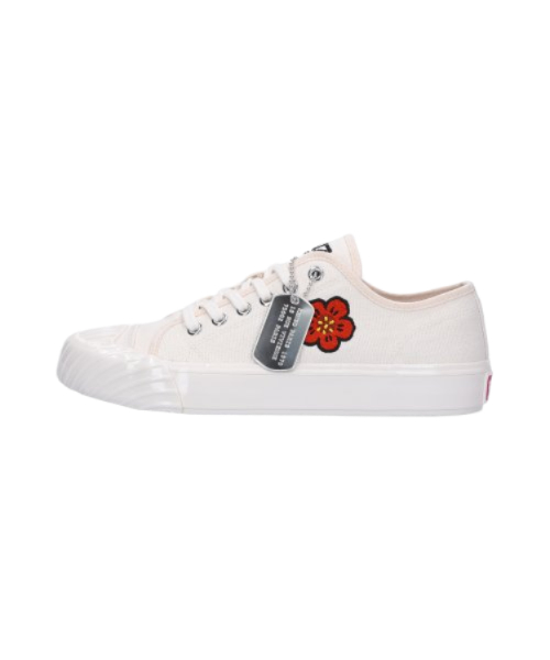 School low-top sneakers - Cream