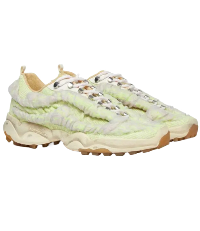 24 SS Acne Studio Women's Bubba low-top sneakers ecru white