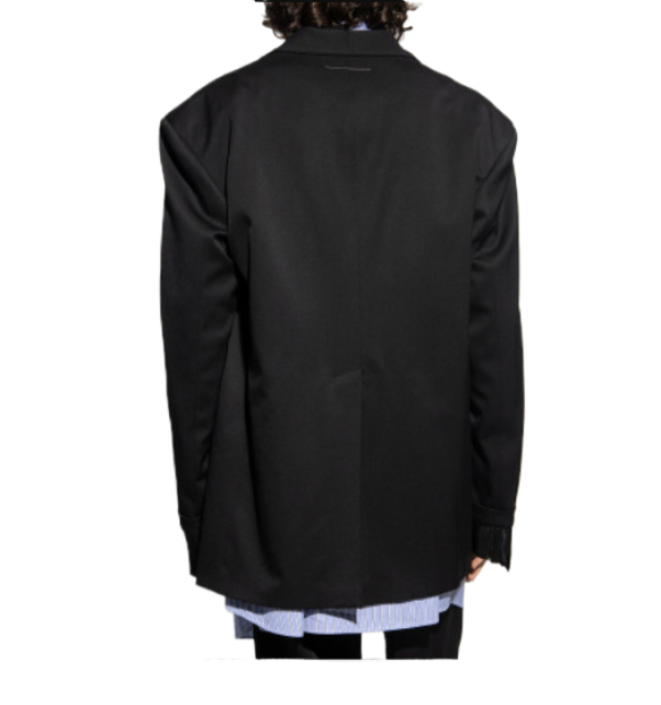 MM6 Maison Margiela Wool blend single blazer jacket