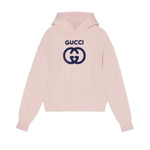 Embroidered cotton jersey sweatshirt