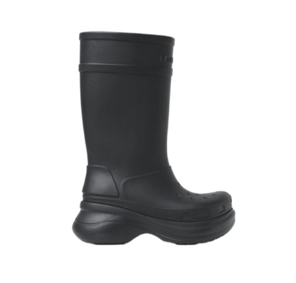 Crocs Black Rubber Boots