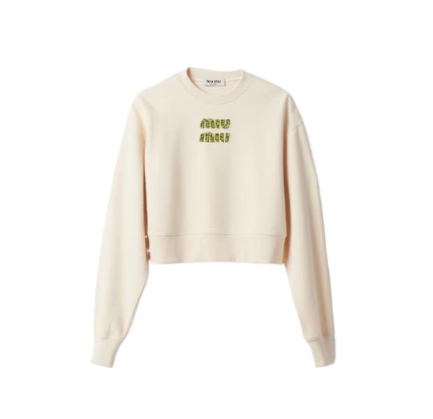 Embroidered logo sweatshirt