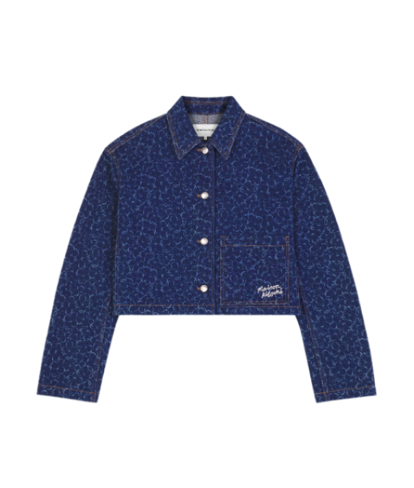 Cropped denim jacket