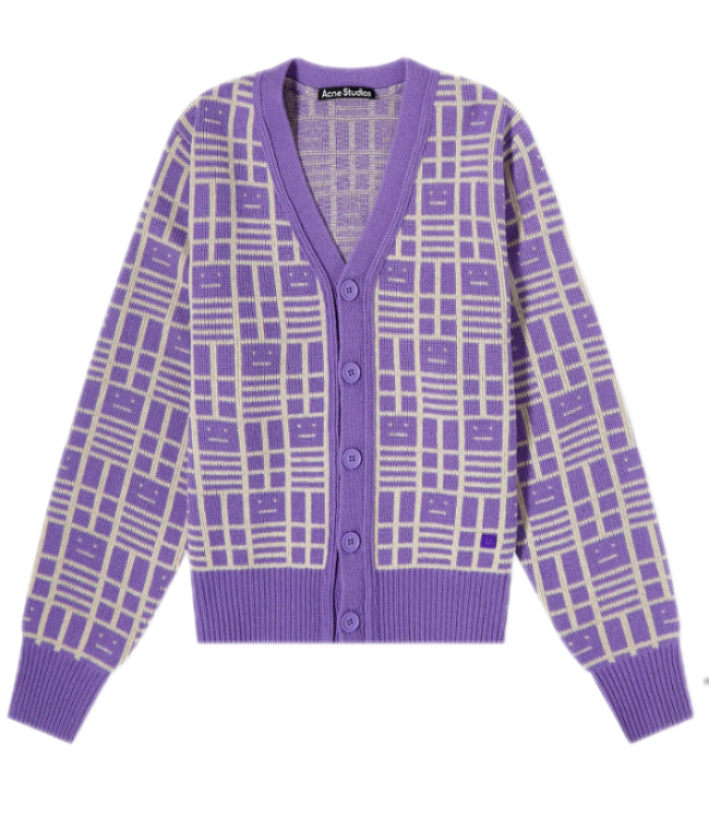 Knit Cardigan – Iris Purple