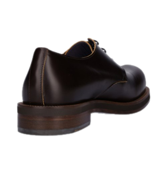 Leather Derby Shoes - Brown