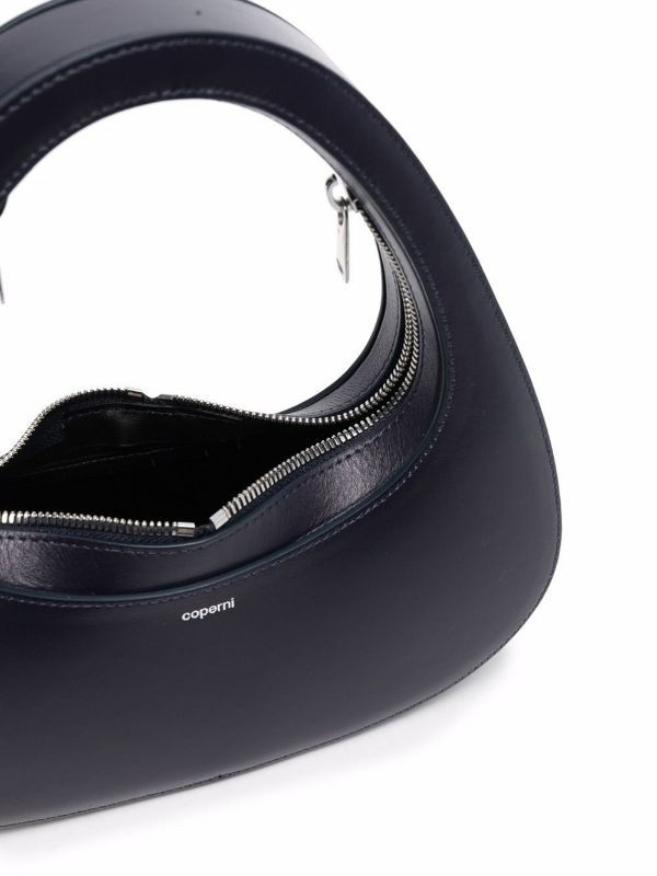 Coperni Logo Embossed Zipped Baguette Swipe Bag