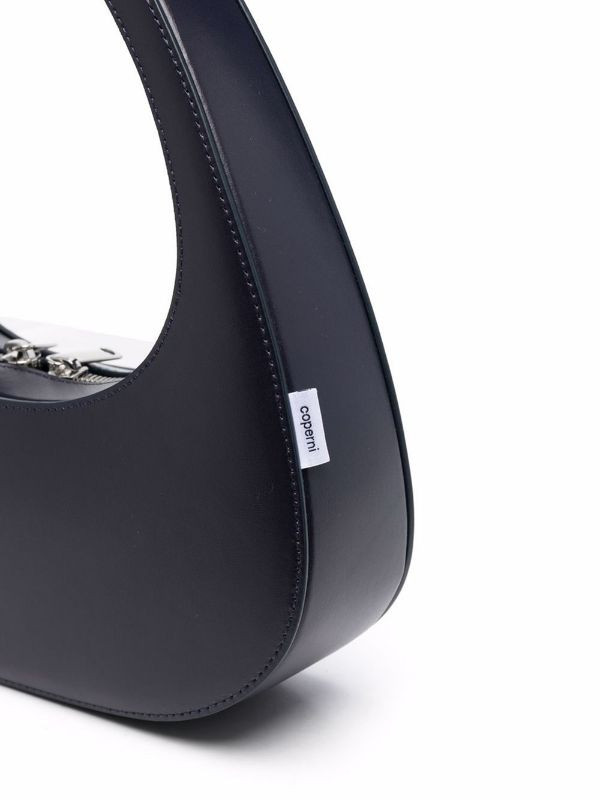 Coperni Logo Embossed Zipped Baguette Swipe Bag