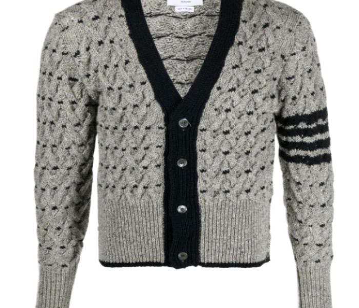 Classic 4 Bar Cable Cardigan