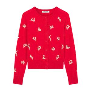 Fancy Fox Embroidered Cardigan