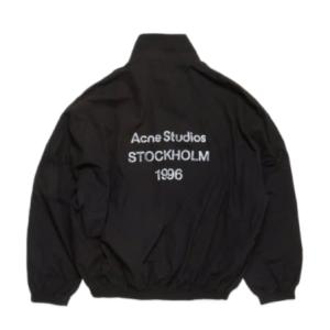 Acne Studios Logo Zipper Jacket Black