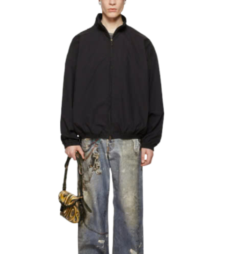 Acne Studios Logo Zipper Jacket Black