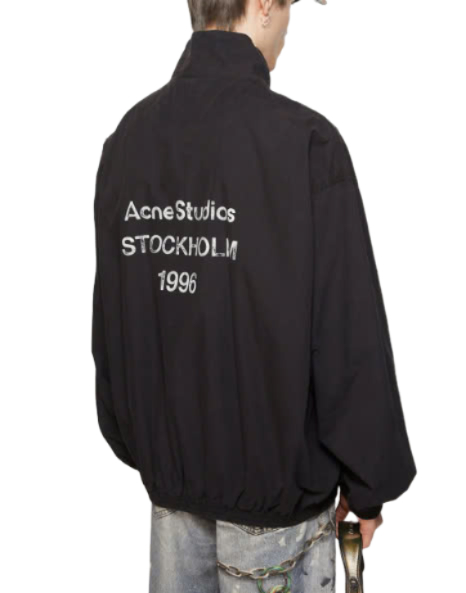 Acne Studios Logo Zipper Jacket Black
