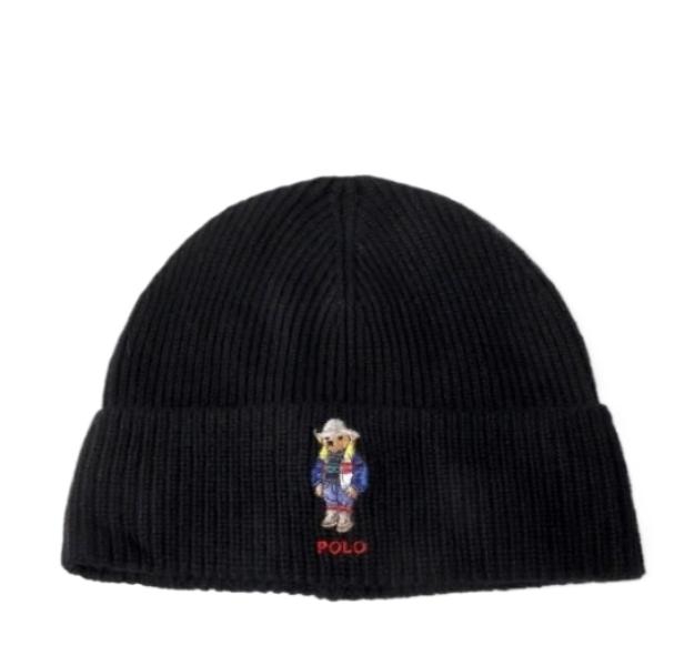 Additional production Holiday Bear Embroidered Wool Beanie