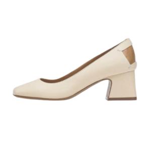 4 Stitch Decorative Pumps - White