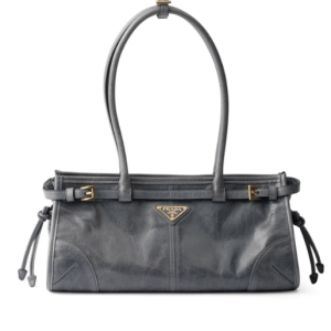 Prada Bonnie medium leather handbag Air Force Blue